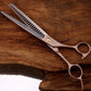 Fenice Peak Thinning Shears for Dogs and Cats Pet Grooming Scissors Chunkers Shears 440C Stainless Steel Professional Dog Trimming Scissors 7.5''