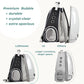 Lollimeow Cat Carrier Backpack, Bubble Expandable Backpack Carrier, Pets and Small Dogs,Airline-Approved, Designed for Travel, Hiking, Walking & Outdoor Use (Front Expandable-Black)