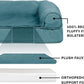 Furhaven Orthopedic Dog Bed for Large Dogs w/ Removable Bolsters & Washable Cover, For Dogs Up to 125 lbs - Plush & Suede Sofa - Deep Pool, Jumbo Plus/XXL
