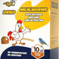 RANZ 10LBS Non-GMO Dried Mealworms for Chickens, High Protein Meal Worms, Premium Chicken Feed, Perfect Bird Food and Chicken Treats, Whole Large Mealworms for Wild Birds, Ducks, Fish