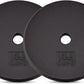 Yes4All Standard 1" Cast Iron Weight Plate - Ideal for Strength Training - Multiple Weight: 5LB to 25LB (Single & Set of 4)