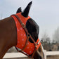 Horse Fly Mask Super Comfort Horse Elasticity Fly Mask with Ears We Only Make Products That Horses Like… (Orange, M)