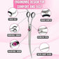 Kenchii Love Dog Grooming Scissors, 9 Inch Curved Shears, Dog Scissors for Grooming, Professional Pet Grooming Scissors