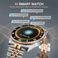 2025 DA GPT Smart Watch with Bluetooth Call,1.19-inch AMOLED Display, 24/7 Heart Rate, Blood Oxygen, Blood Pressure, Sleep Monitor, 107 Sports Fitness Tracker, Compatible Android and iOS Silver Gold