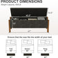 Storage Ottoman Bench, End of Bed Bench for Bedroom, 47" Boucle Upholstered Entryway Shoe Seat Benchs, Holds up to 660 lb Storage Ottoman, Padded Blanket Chest Stool Foot Rest for Living Room Grey