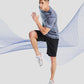 Zengjo Athletic Shirts for Men Short Sleeve Quick Dry Workout Running Gym Sport Exercise Tee Moisture Wicking