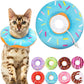 Cat Cone Collar Soft, Cat Recovery Collar for Wound Healing Cute Cat Adjustable Cat Cones to Stop Licking Comfortable Lightweight Neck Elizabethan Collars for Cats