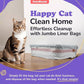 PETSWORLD Cat Litter Box Liners, Heavy Duty Litter Pan Liners Bags with Drawstring for Pet Cat Litter Tray (Unscented) (JUMBO - 45 x 18 Inches, 50 Count)