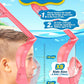 QingSong Kids Snorkel Mask Full Face, Snorkeling Set with Camera Mount, Foldable 180 Degree Panoramic View Snorkeling Gear Anti-Fog Anti-Leak