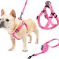 PUPTECK No Pull Dog Harness Soft Adjustable Basic Nylon Step in Puppy Vest Outdoor Walking with Leash