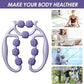 HEEPDD 9 Wheels Muscle Roller, Leg Massager Muscle Relaxation Stretching Roller Foam Roller Deep Tissue Massager for Thigh Arms Leg Waist (Purple)