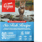 ORIJEN Grain Free High Protein Premium Dry Cat Food Six Fish Recipe 4lb Bag