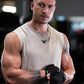 Fitgriff® Workout Gloves (Padded) for Men & Women - Fingerless Gym Gloves for Weight Lifting, Training - Full Palm Protection