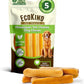 EcoKind Premium Gold Yak Cheese Himalayan Dog Chews, Dog Treats Large Breed, All Natural, High Protein, for Aggressive Chewers, Large - 5 Chews