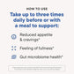 Nouri Daily FeelFull Prebiotic Fiber Drink Mix | Supports Natural Fullness, Appetite & Cravings Control, Gut & Metabolic Health | Oligofructose, Glucomannan & Chromium | 30 Stick Packs