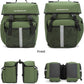 Bike Bag Accessories Panniers for Bicycle Rear Rack Bag 45L Waterproof Mountain Electric Bike Saddle Bag for Cycling Traveling Commuting Green