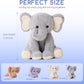 5 Pieces Elephant Stuffed Animals for Girls, 1 Mommy Elephant with 4 Babies Soft Plush Set Toys Gifts for Kids Children 3 4 5 6 7 8 9 Years, Christmas, Birthday, Children's Day