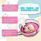 Inflatable Dog Cone Collar with Enhanced Anti-Licking, Soft Neck Donut for Dogs Cats, Recovery Pet Cone Collar After Surgery for Large Medium Small Dogs… (Donut Pink, Large)