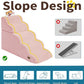 Dog Step for Bed, Dog Stair 5-Step 35D Pet Stair 22.8" H for High Bed or Sofa Non-Slip Balanced Pet Step Indoor, Pink