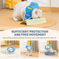 Avont Soft Cat Recovery Cone Collar, Adjustable Lightweight Kitten E-Collar for Small Dogs, Comfortable Neck Donut Stop Licking Scratching After Surgery -Skate(L)