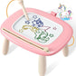 Magnetic Drawing Board, Toddler Girl Toys for 1-2 Year Old, Doodle Board Pad Learning and Educational Kids Toys for 1 2 3 Year Old Baby Girl Birthday Christmas GIF- Pink