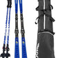 MOOCY Ski Bag for Air Travel, Unpadded Snow Bag Fits Skis Up to 200cm, Carrying Bag for Adults and Children