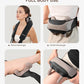 Cordless Neck and Shoulder Massager with Heat, Shiatsu Neck Back Massager Deep Tissue, 3 Massage Intensity & 3 Heating Area, Gifts for Women, Men