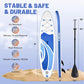 10' Inflatable Stand Up Paddle Board, Ultra-Light Wide Yoga Board for All Skill Levels with Premium SUP Paddleboard Accessories, 84L Waterproof Bag, Non-Slip Comfort Deck for Youth & Adults