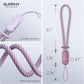 SURPHY 2 Pack Phone Lanyard for Cellphone Case, Phone Wrist Strap for Case, Cellphone Strap with 2-Color Braided, Charm Wrist Lanyard for Women and Men, Lilac & Lilac Purple
