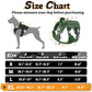 rabbitgoo Dog Harness for Large Dogs No Pull, Tactical Service Pet Vest with Molle and Control Handle, Adjustable and Reflective Military Harness for Easy Walking and Training, Green, XL