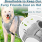 BARKBAY Dog Harness No Pull with ID Tag Pocket - Heavy Duty, Reflective, Easy Control for Large Dogs(Grey,XL)
