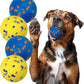 Indestructible Dog Ball Toy, Durable Dog Tennis Balls for Aggressive Chewers, High Bounce & Floating Balls for Dogs, Jolly Ball for Fetch in Yard, Beach & Pool(4 Pack)