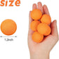 Frienda 24 Pieces Refill Balls Soft Orange Foam Balls Refills Approx 1. 1 Inch in Diameter, Soft Small Light Cat Ball Toys