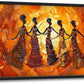 Quorin African American Large Wall Art Abstract Black Girl Women Dance Pictures Wall Decor Retro Ethnic Canvas Print Painting Artwork for Bathroom Living Room Bedroom 36L x 24W