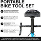 FULL WINDSOR -The Nutter Bicycle Multi Tool–Portable Cycling Repair Kit for MTB, Road & Dirt Bikes – Includes Spanner, Magnetic Bit, Tire Levers & Bottle Opener–Compact Black Case for On-the-Go Fixes