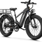 LEONX M2 Pro Electric Bike,1800W Motor Electric Bike for Adults, 26'' x 4.0'' Fat Tire Ebike with 48V 17.5AH Battery, 36MPH 85Miles Long Range Electric Mountain Bike, Up to 110 Nm