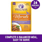 Wellness Healthly Indulgence Morsels Adult Wet Cat Food, Natural, Protein-Rich, Grain-Free, 3 Ounce Pouch, 24 Pack, (Chicken & Chicken Liver)