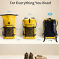 ECOHUB Waterproof Backpack for Women Men, 30L Roll-Top Closure Heavy Duty Dry Bag for Travel with IPX8 Waterproof Phone Case