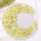 Citrine Aquarium Gravel Rocks Natural Tumbled Healing Crystal Chips Bulk Gemstones Tumbled Crushed Stones for Fountain Vase Filler Planters Decorative Fish Tank Potted Reiki Energy Balancing 0.44lb