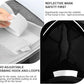 Luminous Horse Fly Mask with Long Nose, Ears, Full Face & Eye Protection - Full Mesh, Detachable Nose Cover, Fleece Padded Edging, Hook-and-Loop Straps with Webbing, Hanging Straps Grey