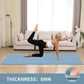 Extra Thick 8mm Yoga Mat, 72"x28" Non Slip Exercise Mat, Reversible 2-Sided Dual Color Premium POE Material, with Carrying Strap for Yoga, Pilates, Home Gym