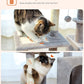 PEQULTI Small Cat Tree, [28.5''] Cat Tower for Indoor Cats, 2 Styles Activity Tree with Cat Scratching Posts, Big Hammock and Removable Top Perch Grey