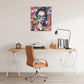 Fashion Women Wall Art Glam Modern Artwork for Girls Banksy Street Graffiti Pop Art Canvas Pictures Painting Print Framed Decorations Gifts for Bedroom Living Room Office 20"x24"