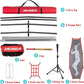 7'X7' Baseball Softball Practice Net,Pitching Net,Batting Net,with Baseball Tee,Bonus Strike Zone and Bow Frame,for Hitting,Pitching, Catching