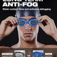 ZIONOR G1 Nava Super Anti-Fog Unisex Swim Goggles Mirror/Bright Smoke Lens