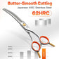 Fenice Peak 6'' Small Curved Thinneing Scissors Lightweight Dog Cat Grooming Scissors with Safety Round Tip JP440C Stainless Steel