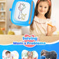 Toddlers Toys Ages 1-3, Magnetic Drawing Board, Doodle Board Pad Learning and Educational Toys for 18 Months Baby 1-3 Yr Kids Birthday Gifts - Blue