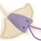 Petlinks Ray Flyer Stingray Launcher Catnip Cat Toy - Purple, One Size