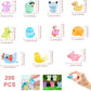200 Pcs Mini Resin Animals Kit Accessories Variety Pack Glow Animal Figurines Resin Mini Ducks Figurines Accessories for Variety Pack for Garden Micro Landscape Aquarium Potted Dollhouse Decor