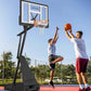 Basketball Hoop Outdoor with 44/54 Inch Shatterproof Backboard, 5.25-10FT Height Portable Basketball Hoop with Sandbag, Adjustable Basketball Goal System
